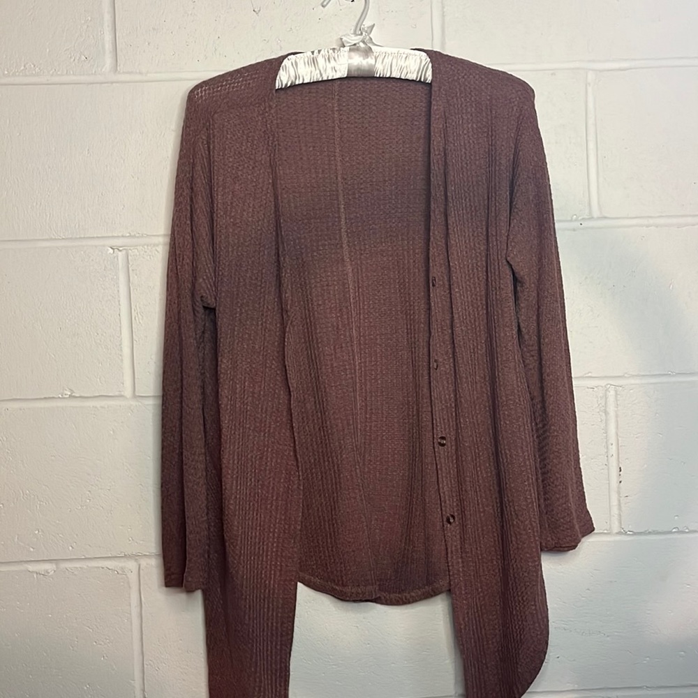 Mauve cardigan